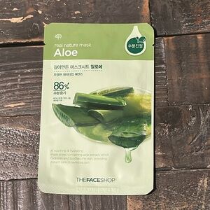 The real face shop real natural mask aloe